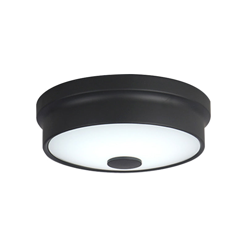 Macaron Drum Ceiling Flush Light In Metal With Led Ideal For Kids Room Available Various Colors