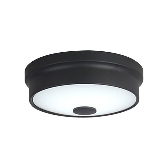 Macaron Drum Ceiling Flush Light In Metal With Led Ideal For Kids Room Available Various Colors