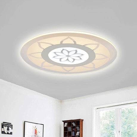 Blossom Acrylic Led Flushmount Ceiling Lamp In Warm/White 8/16.520.5 Wide