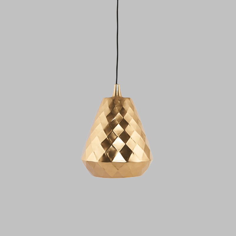 Modern Teardrop Gold Ceiling Pendant Lamp - Ideal For Bedroom Down Lighting