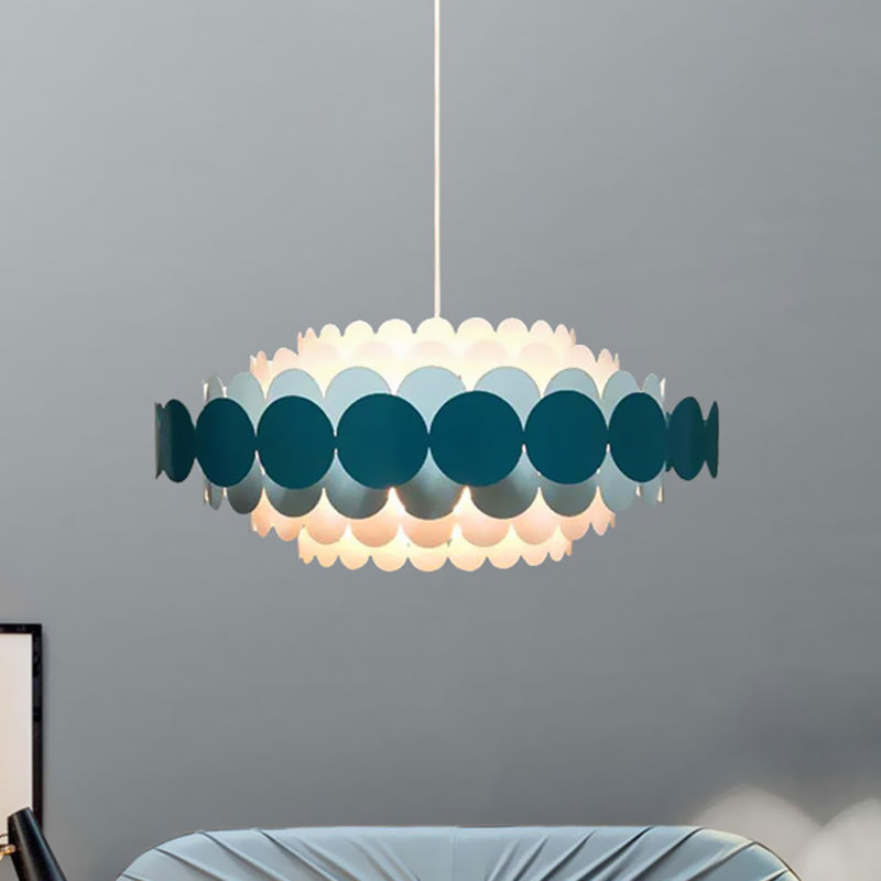 Contemporary Acrylic Oval Chandelier: Led Hanging Pendant Lamp For Living Room - 16/19.5/23.5 Wide