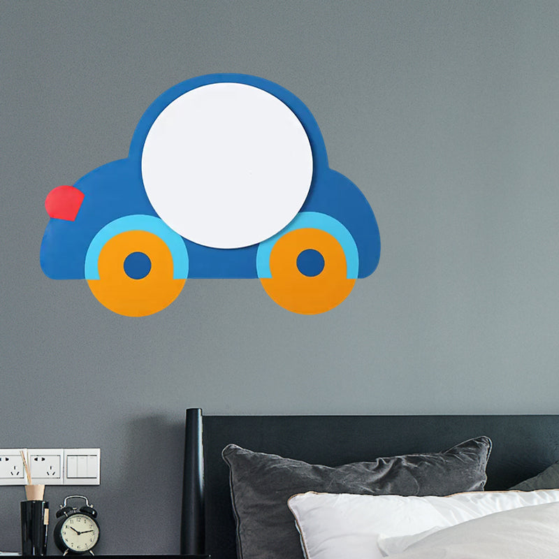 Children’s Led Ceiling Mount Light With Wooden Cartoon Pattern - Ideal For Kindergarten