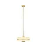 Postmodern White Glass Drum Pendant Light: Modern Ceiling Fixture For Bedroom