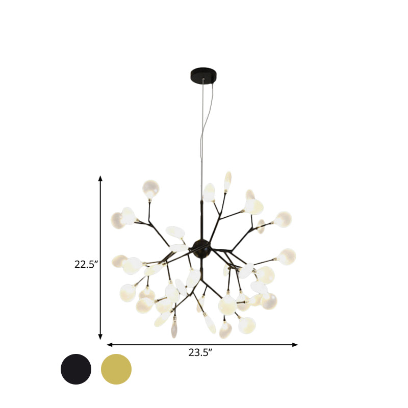 Heracleum Design Chandelier Opaline Glass Ceiling Pendant For Modern Living’