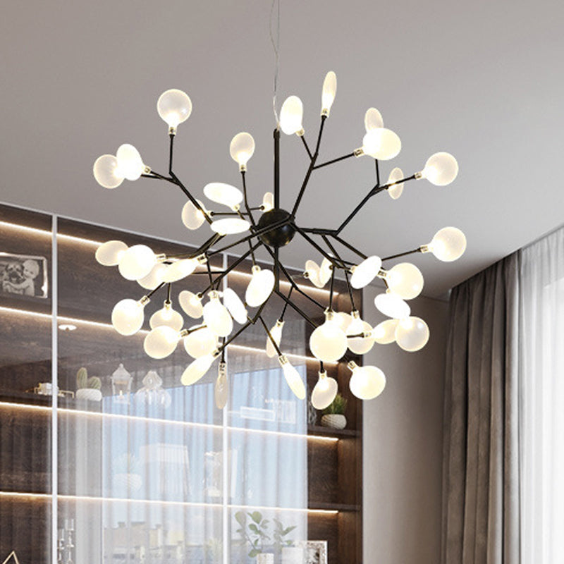 Heracleum Design Chandelier Opaline Glass Ceiling Pendant For Modern Living’