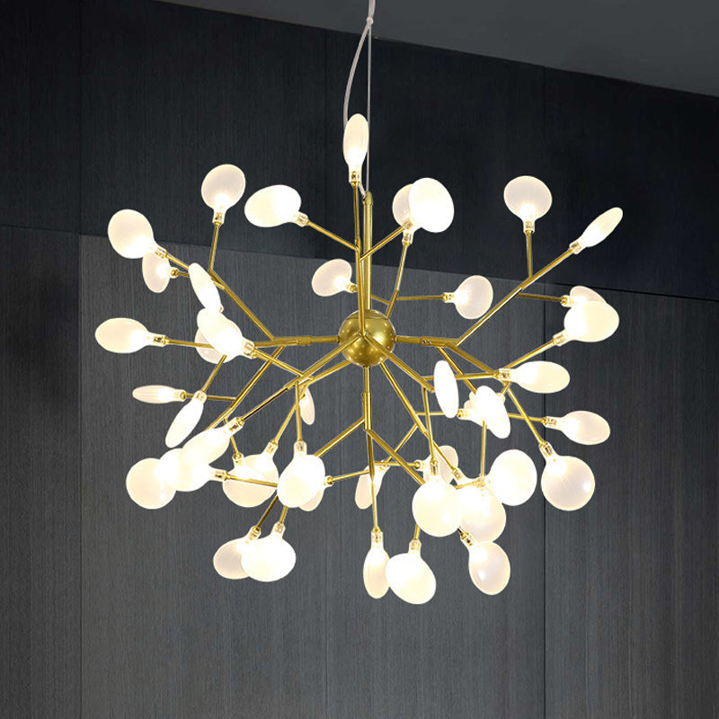Heracleum Design Chandelier Opaline Glass Ceiling Pendant For Modern Living’
