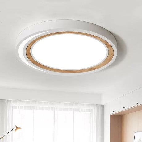 Modern Nordic Solar Eclipse Led Ceiling Light For Study Room White / 16.5’