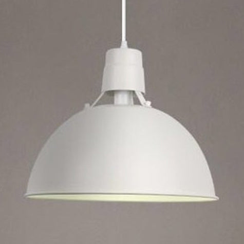 Industrial Dining Room Pendant Lighting - 16’/19.5’ W 1-Light Metal Dome Shade Hanging Ceiling