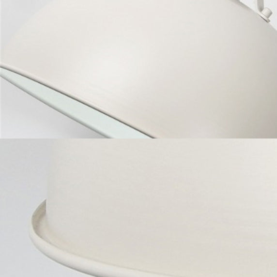 Industrial Dining Room Pendant Lighting - 16’/19.5’ W 1-Light Metal Dome Shade Hanging Ceiling
