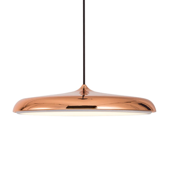 Modern Metal Pendant Light With White/Pink/Yellow Shade - 10/16 Diameter Warm/White Lighting
