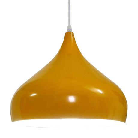 12.5/16.5 Wide Dome Pendant Lighting Modern Iron Hanging Light - 1 Black/White/Red

Note: Although