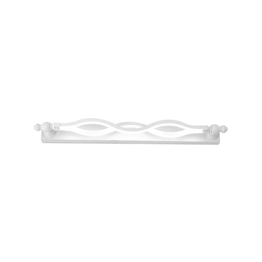 Modern Twist Acrylic 1-Light Led Vanity Sconce - Warm/White/Natural Light 20.5/24 Wide