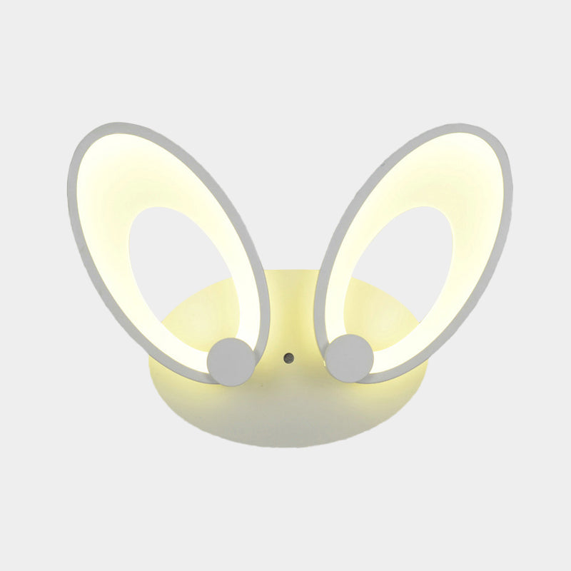 Contemporary Led Acrylic Wall Sconce Light Fixture - White Finish Warm/White Perfect For Corners