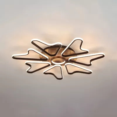 Horn-Shaped Led Ceiling Lamp For Modern Child Bedroom Made Of Acrylic