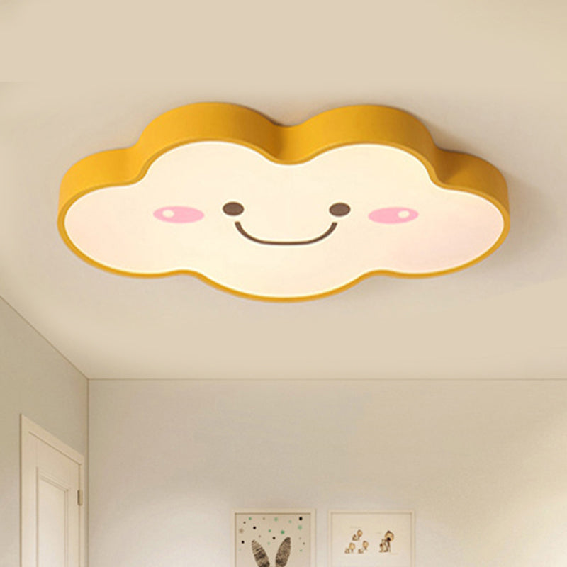 Smiling Cloud Ceiling Light - Children’s Nordic Style Acrylic Fixture
