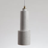 Sleek White/Green Tube Hanging Ceiling Light - Minimalist Nordic Style Pendant Lamp For Living Room
