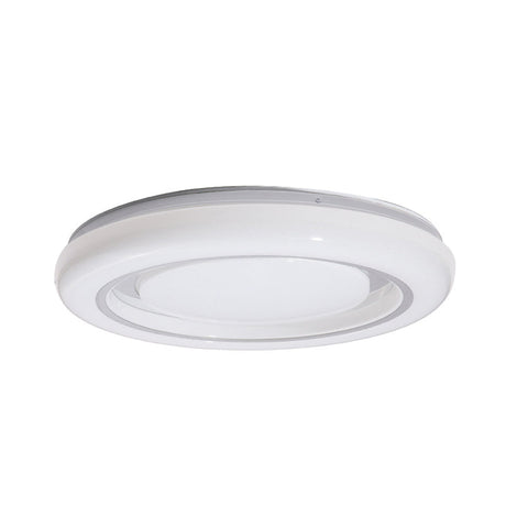 Led Bedroom Flushmount Ceiling Lamp Modern Black And White Circle Acrylic Shade Warm/White Light