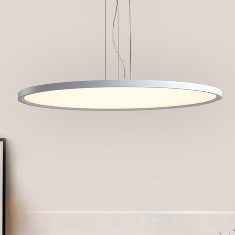 Contemporary Silver Led Pendant Light For Corridors