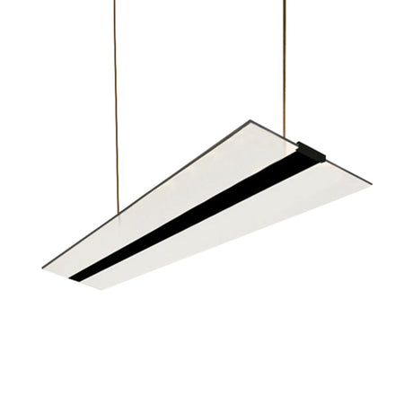 Modern Flaky Pendant Light: Acrylic Led Hanging Lamp Kit In Warm/White/Natural Light
