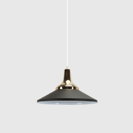 Modern Shallow Cone Pendant Light - Aluminum Hanging Lamp For Hotel Kitchen