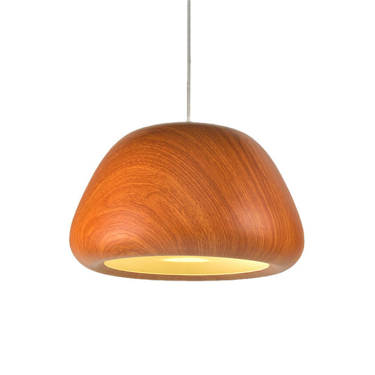 Vintage Aluminum Ceiling Hang Fixture - Green/Red Brown/Coffee Pendant Light For Living Room Bowl