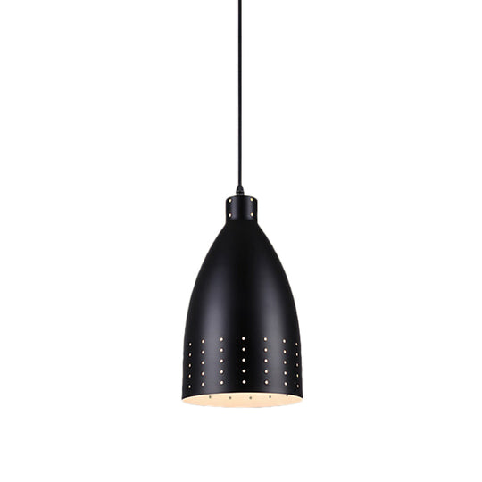 Farmhouse Aluminum Dome Pendant Lamp - Black Etched 6.5’/9’/12’ Wide 1-Light Down Lighting