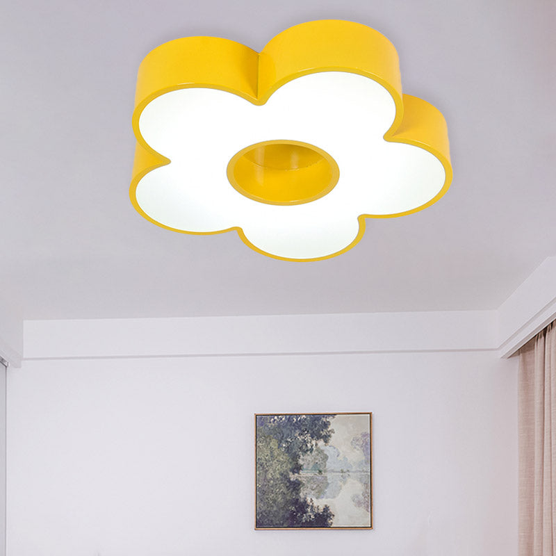 Colorful Acrylic Flower Led Ceiling Light For Kindergarten