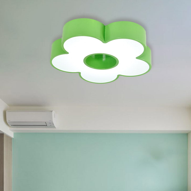 Colorful Acrylic Flower Led Ceiling Light For Kindergarten