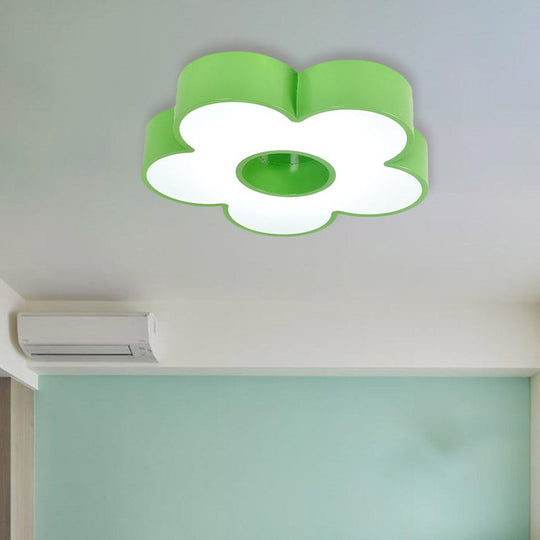 Colorful Acrylic Flower Led Ceiling Light For Kindergarten