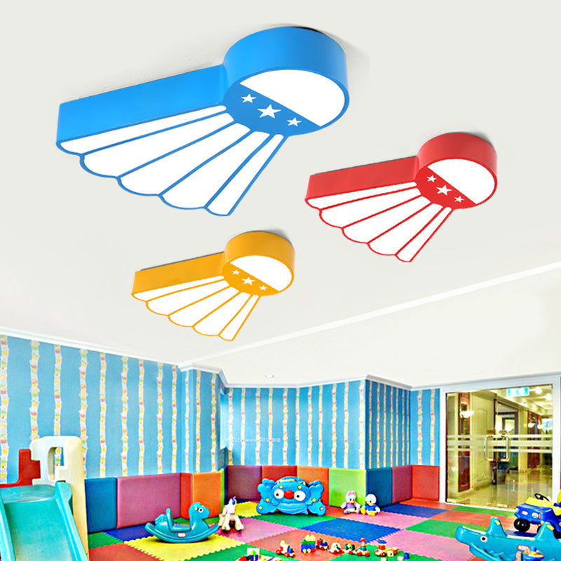 Kindergarten Ceiling Mounted Led Light For Kids Badminton Room (Blue/Green/Red)