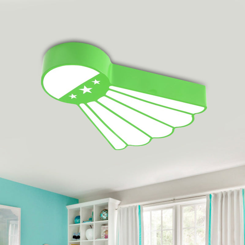 Kindergarten Ceiling Mounted Led Light For Kids’ Badminton Room (Blue/Green/Red) Green