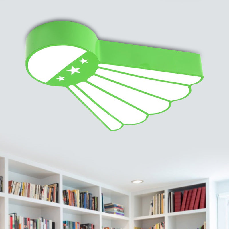 Kindergarten Ceiling Mounted Led Light For Kids’ Badminton Room (Blue/Green/Red)