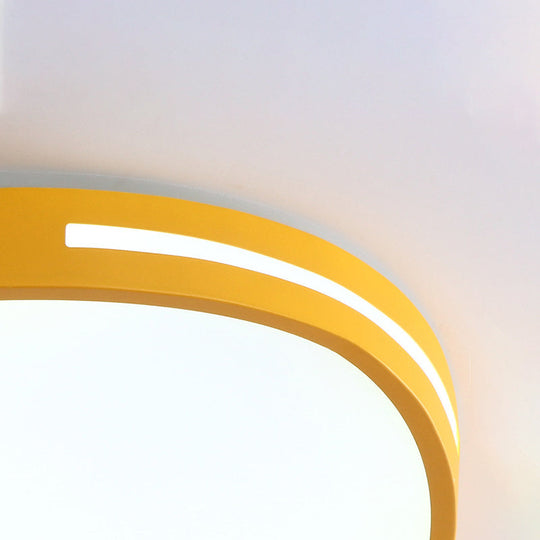 Teardrop Led Ceiling Light For Kindergarten And Bedroom - Nordic Style