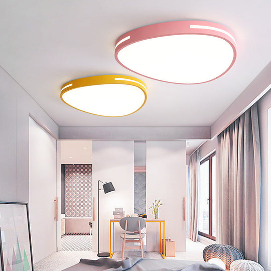 Teardrop Led Ceiling Light For Kindergarten And Bedroom - Nordic Style