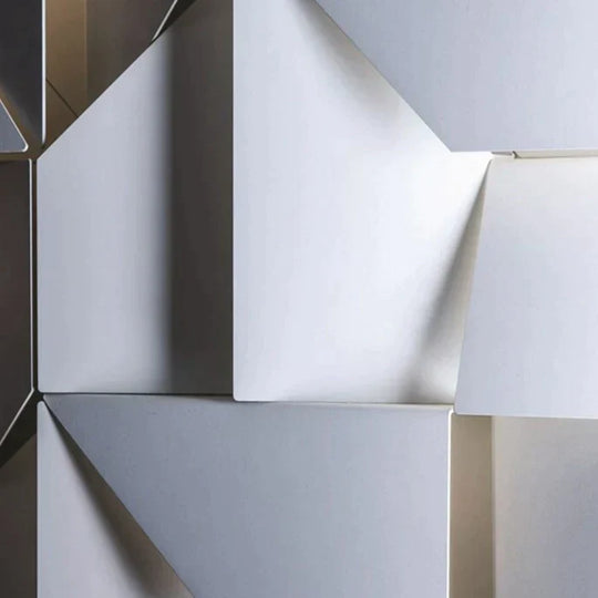 Creativ Indoor Outdoor Wall Lamp Geometric Art Lights Bedroom Living Room Staircase Background