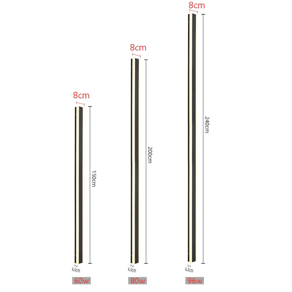 Outdoor Aluminium Waterdichte Wall Mounted Lamp Moderne Ip65 Led Verlichting Tuin Veranda Blaker