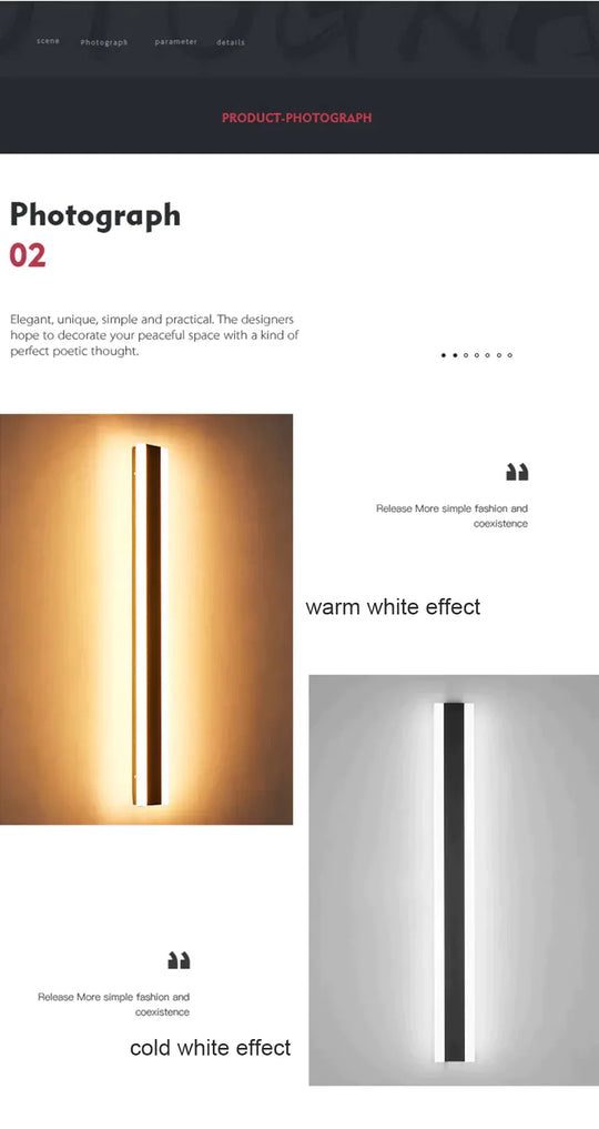 Outdoor Aluminium Waterdichte Wall Mounted Lamp Moderne Ip65 Led Verlichting Tuin Veranda Blaker