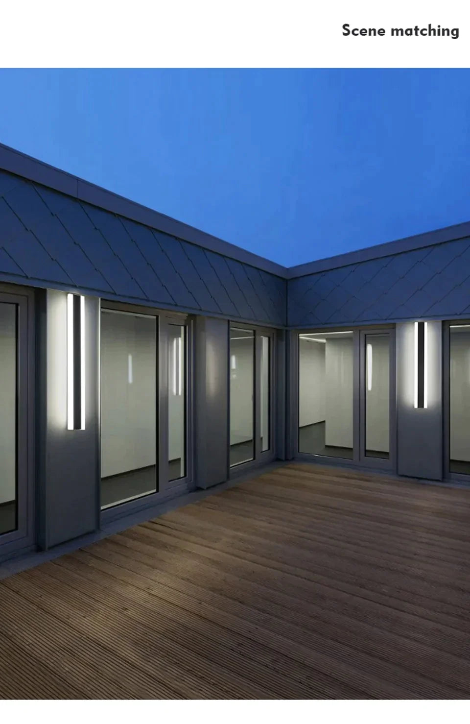 Outdoor Aluminium Waterdichte Wall Mounted Lamp Moderne Ip65 Led Verlichting Tuin Veranda Blaker