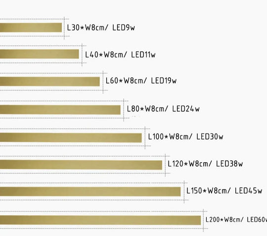 Outdoor Lighting Tall Led Wall Lamp Ip65 Waterproof Aluminum Dimmable Gold Garden Porch Sconce