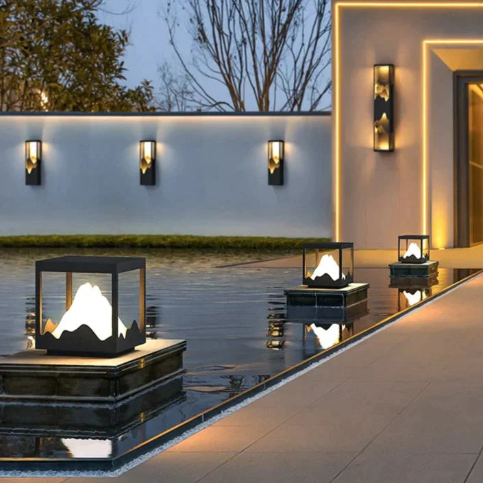 Waterproof Solar Led Outdoor Light - Garden Decoration Lamps For Balcony Courtyard Street And Wall