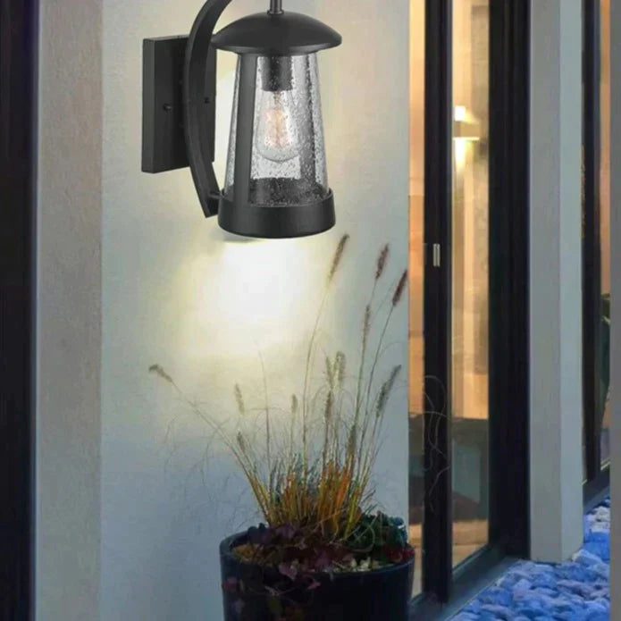 Ip68 Waterproof Outdoor Led Wall Lighting Industrial Aluminum Black Lamp For Garden Porch Sconce
