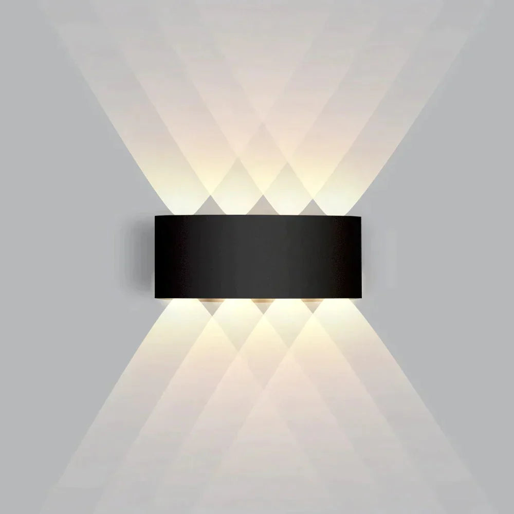 Led Wall Light Outdoor Waterproof Modern Nordic Style Indoor Lamps Living Room Porch Garden Lamp 2W