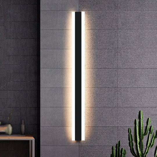 Modern Waterproof Outdoor Wall Lamp Led Super Bright Ip65 Light Garden Porch Landscape Sconce 110V