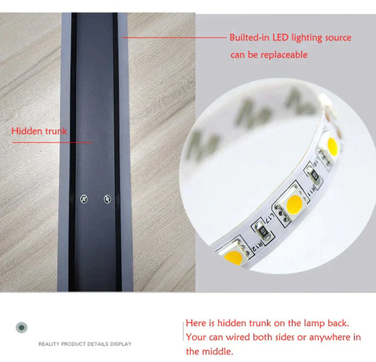 Modern Waterproof Outdoor Wall Lamp Led Super Bright Ip65 Light Garden Porch Landscape Sconce 110V
