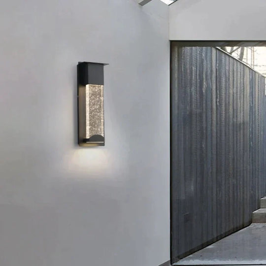 New Led Wall Lighting Pir Motion Sensor Crystal Outdoor Ip65 Waterproof Street Lamp For Balcony