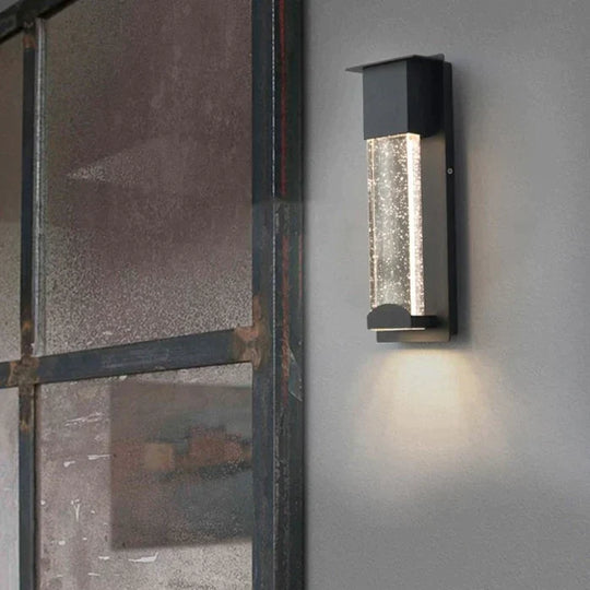 New Led Wall Lighting Pir Motion Sensor Crystal Outdoor Ip65 Waterproof Street Lamp For Balcony