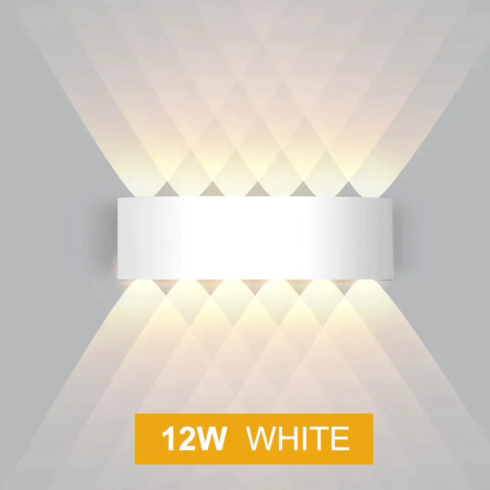 Led Wall Light Outdoor Waterproof Modern Nordic Style Indoor Lamps Living Room Porch Garden Lamp 2W