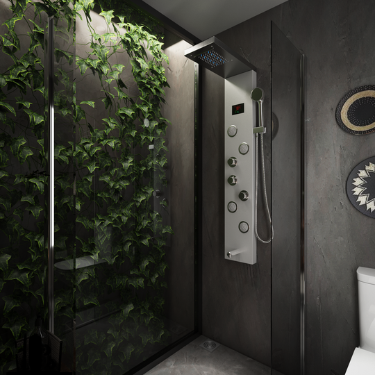 Hydrobliss - Signature Rainfall Showerspa Brushed Nickel Shower Faucets & Systems