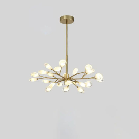 Acrylic Led Chandelier Pendant Light - Minimalist Tree Branch Design For Living Room Ceiling Lamp 24
