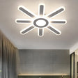 Acrylic Led Flush Mount Ceiling Light – Sun-Like Simplicity 19.5’/23.5’ Wide White -